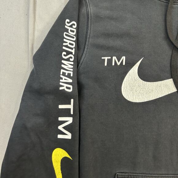 Nike Sportswear TM Spellout Swoosh Big Logo Hoodie Men's Size Small - Picture 5 of 11